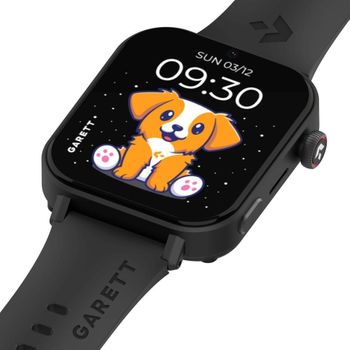 Smartwatch dziecięcy Garett Kids Rel 4G czarny. Smartwatch dla dziecka. Smartwatch dziecięcy Garett z rozmowami. Czarny smartwatch Garett dla z GPS i rozmowami (5).jpg